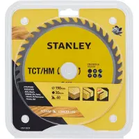 Stanley Cirkelzaagblad Hout - 190mm - 40t Fijn - Hardmetaal