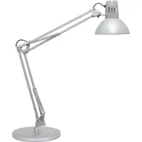MAUL Bureaulamp MAULstudy, alu / grijs / zink, Werkkamer / Kantoor, metaal, bureaulamp
