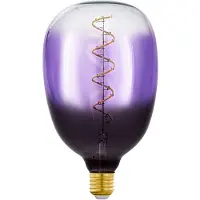Eglo LED Lamp - E27 - Ø 12 cm - T120 - Paars - 1800K - Dimbaar