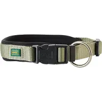Hunter Neopreen halsband Vario Plus, olijf/zwart maat M-L: 45 - 50 cm nekomtrek, 20 mm brede Hond