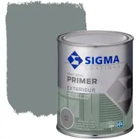 Sigma Exterieur Grondverf - Buitenhout - Grijs - 750ml