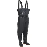 vidaXL Waadpak met laarzen en riem maat 41 zwart