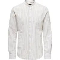 Only & Sons Overhemd 'ONSCaiden' lichtgrijs / offwhite