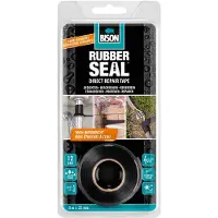 Bison Rubber Seal Direct Repair Tape 3 meter x 25 mm - direct repareren, sterke reparatietape, direct 100% waterdicht, binnen en buiten, repareren, versterken, afdichten, verbinden