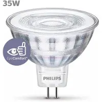 Philips Spot 35W MR16 GU5.3 lamp - 360 lumen - dimbaar - 4,6 W