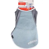 Flamingo Koeljas hond - cooling vest hond - koelvest hond - XL - 45 cm - Frozen Blauw & Grijs - verstelbare verkoelende hondenjas voor de zomer