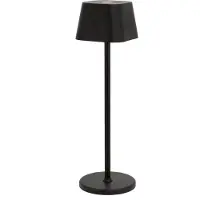Securit - Tafellamp Oplaadbaar - Georgina | 12-15 hrs Brandduur | Dimbaar | Draadloos | 38cm | Zwart