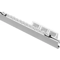 Sencys Gordijnrail Flat Avr6 Wit 150cm