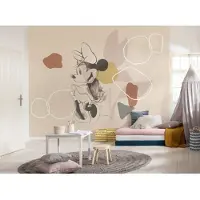 Overig Fotobehang Minnie Soft Shapes - Meerkleurig - 2,80m X 350cm