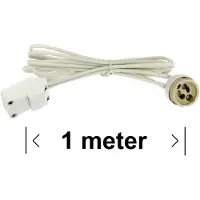 Megaman | ombouwset gu10 lamphouder 1m kompleet ip20 aansluitsnoer doorlusbaar | MM00610