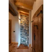 SLV Led wandspot Logs In L 19w - 2000-3000K - 30cm zwart met goud