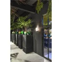 SLV Wandlamp Quadrass 28cm zwart
