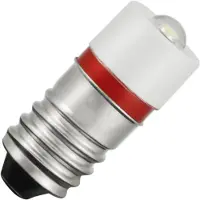 Schiefer E10 LED Lamp | 0.48W 24V 20mA Rood | 10x23.5mm | 10 stuks