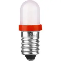 Schiefer E10 LED Lamp | 0.65W 130V 5mA Rood | 8.5x28mm | 10 stuks