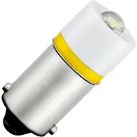 Schiefer BA9s LED Lamp | 0.144W 12V 12mA Geel | 10x23.5mm | 10 stuks