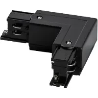 Prolumia 3-Fase rail, L-koppelstuk (aarde binnenzijde), zwart | 41093215