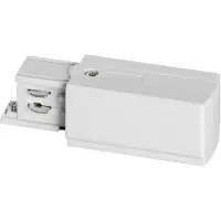 Prolumia 3-Fase rail, eindvoeding (aarde links), wit | 41093112