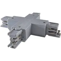 Powergear Onderdeel | 3-fasen rails X Connector Grijs | PRO-0437-S