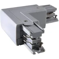 Powergear Onderdeel | 3-fasen rails Gedraaide L-connector (L en R) Zwart | PRO-M438-B