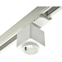 Powergear Onderdeel | 3-fasen rails Schuko adapter Wit | PRO-4230V-W