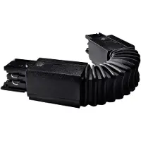 Malmbergs Onderdeel | 3-fasen rails Flexibele connector DALI 3 Circuit Zwart | PRO-D639-B