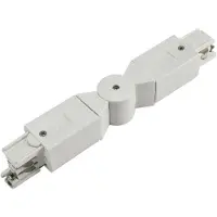 Powergear Onderdeel | 3-fasen rails Verstelbare connector Wit | PRO-M435-W