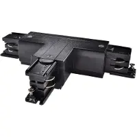 Powergear Onderdeel | 3-fasen rails T Connector Links2 DALI 3 Circuit Zwart | PRO-D636 L2-B