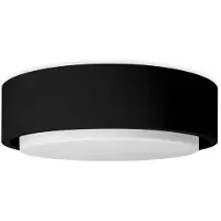Performance In Lighting LED Armatuur Ø320mm | 16W 3000K 1270lm 830 | IP65 DALI Dimbaar Zwart