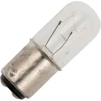 Schiefer BA15d Gloeilamp | 5W 48V 104mA 2500K | 16x45mm | 10 stuks