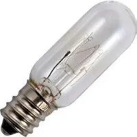 Schiefer E12 Gloeilamp | 10 - 15W 220V/260V 68mA 2500K | 16x54mm | 10 stuks