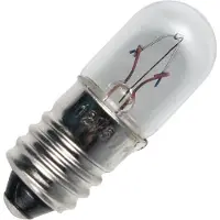 Schiefer E10 Gloeilamp | 1W 6.3V 158mA 2500K | 10x28mm | 10 stuks
