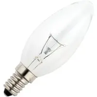 Schiefer E14 Kaars Gloeilamp | 40W 2700K 415lm 220V/240V | Dimbaar
