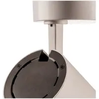 SLV Opbouwspot Numinos L Wit Zwart 3000k 24gr