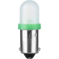 Schiefer BA9s LED Lamp | 0.36W 24V 15mA Groen | 8.5x28mm | 10 stuks