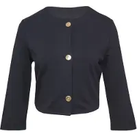 s.Oliver Boxy fit korte blazer in een viscoseriemix