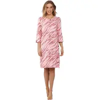 Pastunette Duurzaam nachthemd roze zebra | Maat 38