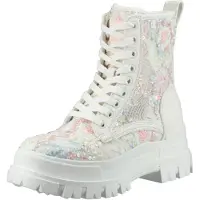 Buffalo Veterlaarsjes 'Aspha Rld' lichtblauw / lichtgeel / rosa / wit