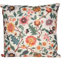 Annas collection Buitenkussen vintage bloemen kleur 45x45 cm Anna's Collection