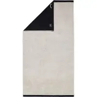 Cawö Douchelaken Lifestyle Splash Reversible Platinum/Black