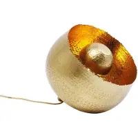 Kare Design tafellamp Apollon, messing / goud, Woon-/ Eetkamer, metaal, Design, tafellamp