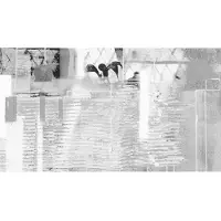 Overig Fotobehang Rhombus Hiding - Grijs - 2,80m X 500cm