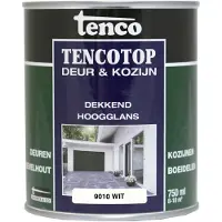 Tenco Houtbeschermingsbeits Hoogglans Wit 9010 0,75l