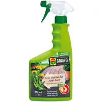 Overig Compo Anti-onkruid & Anti-mos Spray - Paden & Terrassen - Natuurlijke Ingrediënten - Klaar Voor Gebruik - 0,75l