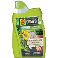 Compo Anti-onkruid & Anti-mos Concentraat - Voor Paden En Terrassen - 1l Voor 110m²