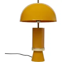 Kare Design tafellamp Josy, geel / oranje, Woon-/ Eetkamer, metaal, Vintage, tafellamp