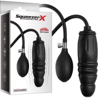 Vscnovelty Squeezer-X Inflatable Penis Butt Plug