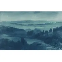 Overig Fotobehang Twilight - Groen - 2,50m X 400cm