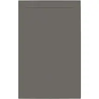 Allibert - Douchebak - Luna 140 X 90 Cm - Polybeton - Gun Metal