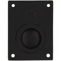 Intersteel | Luikring | 50x39mm | Mat Zwart