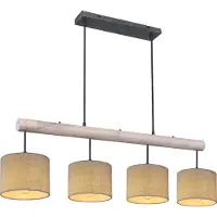Globo Lighting Landelijke Hanglamp Roger 4 Lichts